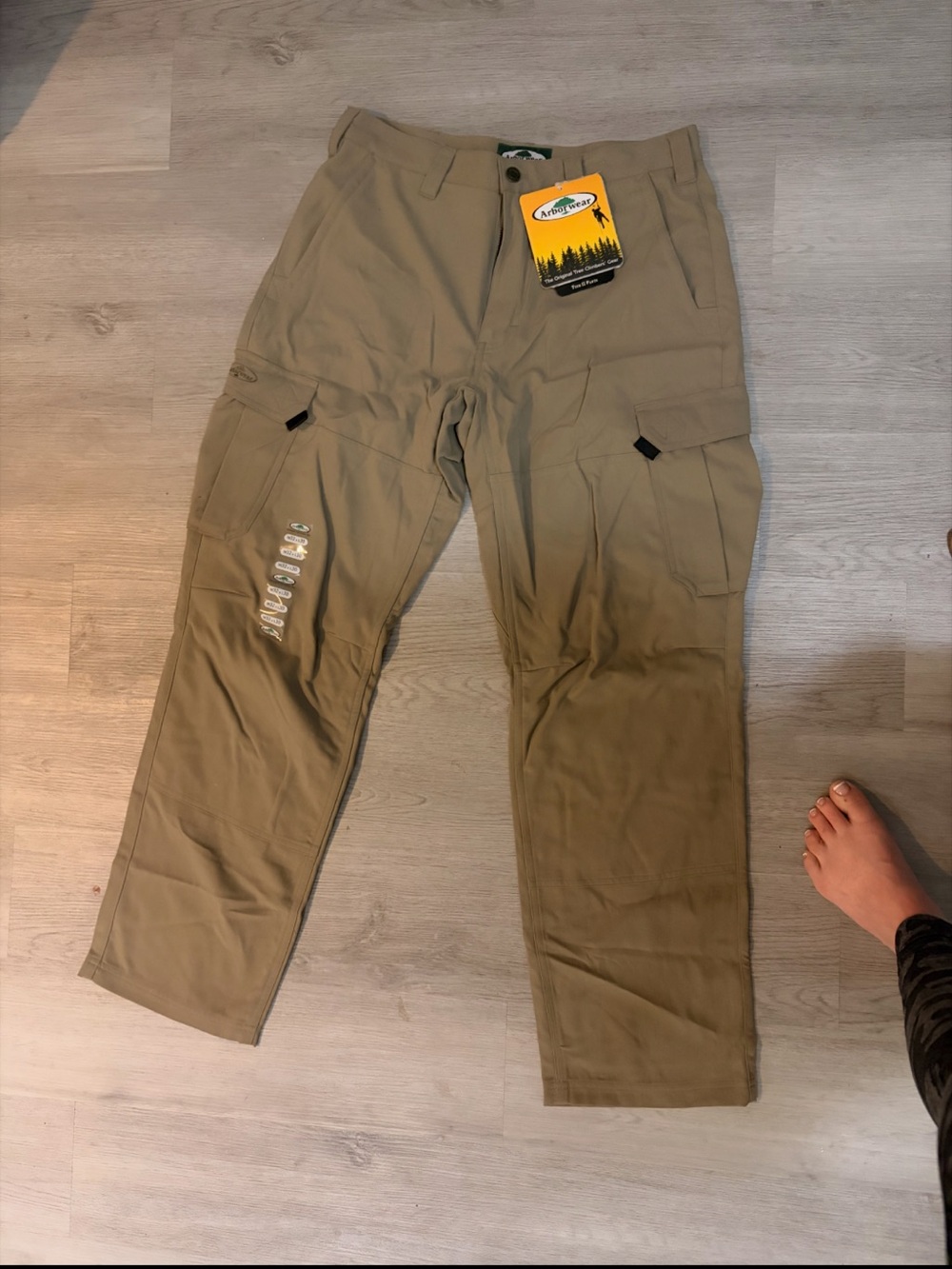 Men's Cargo Pants - Khaki Utility Style
